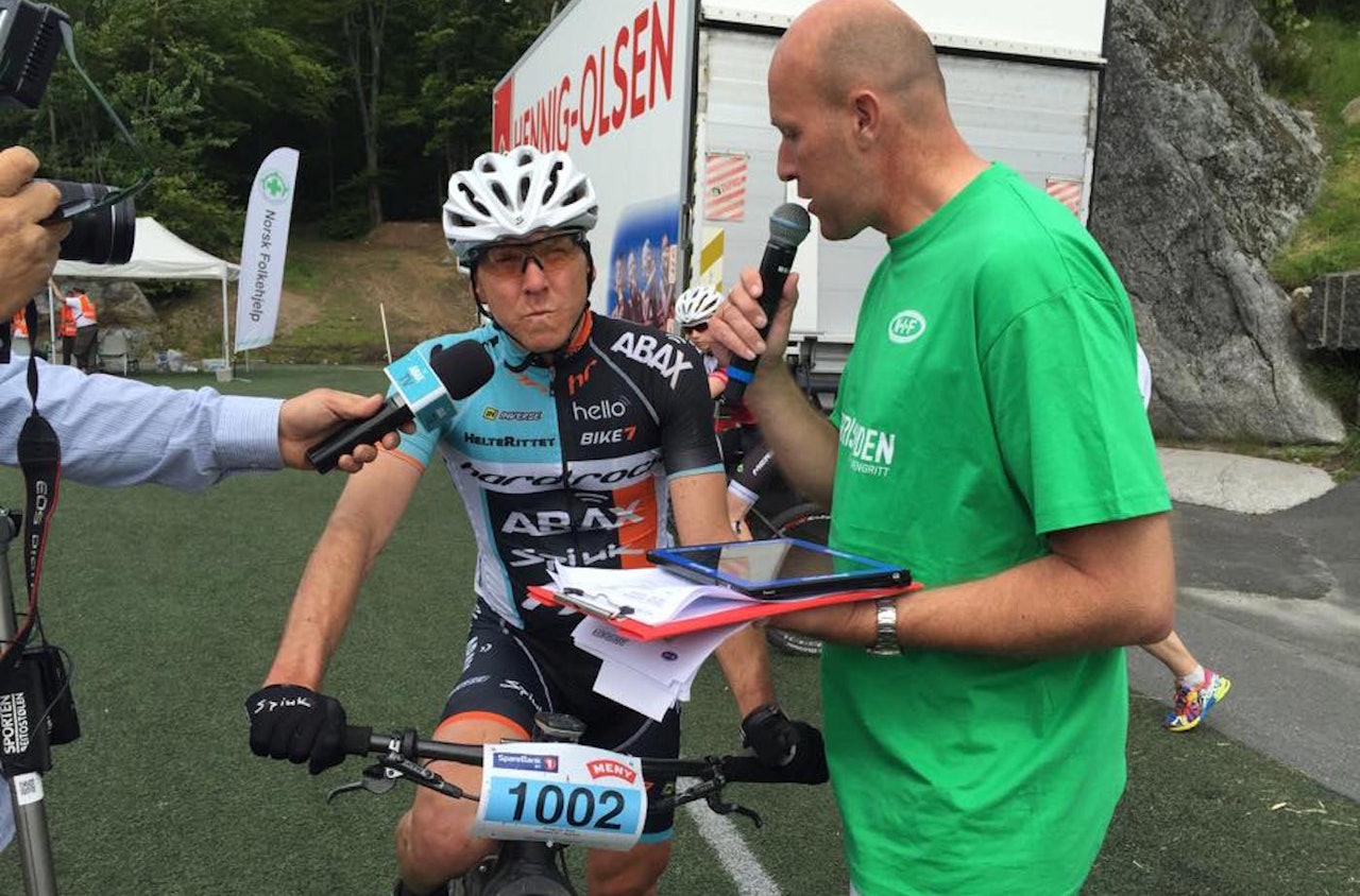 Greg Saw satte ny løyperekord i Farrisrunden. Foto: Arrangøren Greg Saw satte ny løyperekord i Farrisrunden. Foto: Arrangøren