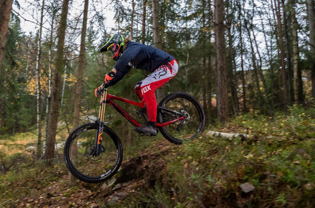 Kjerringåsen er hjemmebane for utfortalentet Brage Vestavik, og arrangerer siste runde i Norgescupen i utfor 2016, som blir felles med Sverige. Foto: Eventfotografene Kjerringåsen er hjemmebane for utfortalentet Brage Vestavik, og arrangerer siste runde i Norgescupen i utfor 2016, som blir felles med Sverige. Foto: Eventfotografene