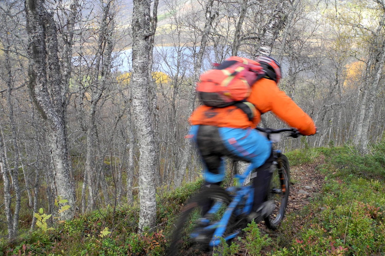Emil Carlson på SS4: utsikt mot Fagersetvatnet. Foto: Reidar Øren Emil Carlson på SS4: utsikt mot Fagersetvatnet. Foto: Reidar Øren