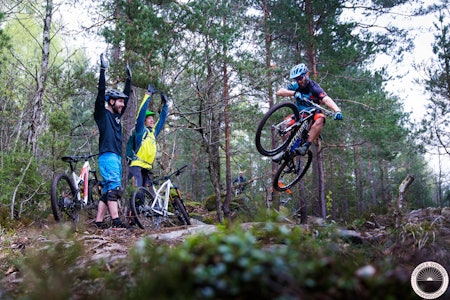 Her blir det hodelykttur under Oktoberfest. Løypa merkes med refleks og hvitmaling, hopp og sprett er frivillig. Foto: Thomas Brynjulf Svendsen Her blir det hodelykttur under Oktoberfest. Løypa merkes med refleks og hvitmaling, hopp og sprett er frivillig. Foto: Thomas Brynjulf Svendsen