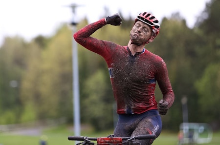 OLA KJØREN vant Terrengsykkelrittet 2015 med drøyt tre minutters margin. Foto: Snorre Veggan