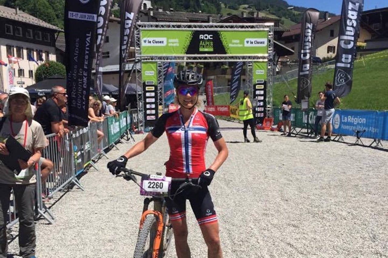Jeanette Persson vant UCI World Series rittet Roc Des Alpes i La Cluzas med god margin. Foto: Tommy Sande Jeanette Persson vant UCI World Series rittet Roc Des Alpes i La Cluzas med god margin. Foto: Tommy Sande