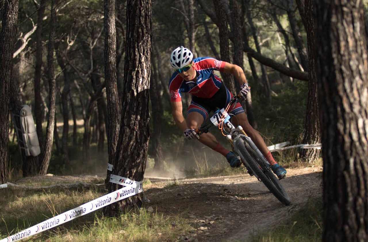 Torjus Bern Hansen sikret seg en tredjeplass i Salamina Island MTB race søndag, og føler at formen er stigende inn mot sesongen. Foto: Bengt Ove Sannes Torjus Bern Hansen sikret seg en tredjeplass i Salamina Island MTB race søndag, og føler at formen er stigende inn mot sesongen. Foto: Bengt Ove Sannes