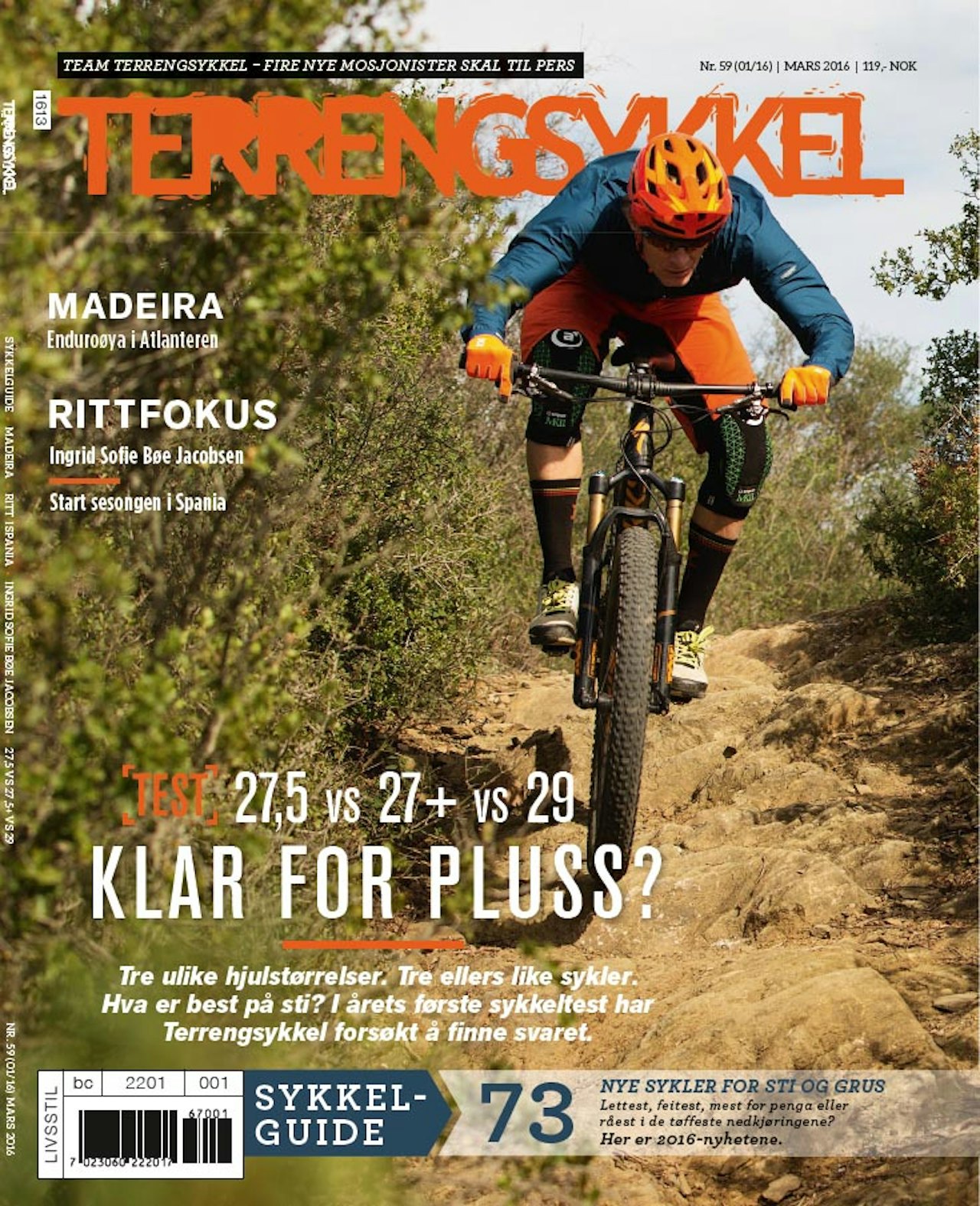 ÅRET FOR ORANSJE: Blir 2016 det oransje året? Det blir i hvert fall et år for pluss-dekk og -hjul. Øyvind Aas sykler, Kristoffer H. Kippernes tar bildet. ÅRET FOR ORANSJE: Blir 2016 det oransje året? Det blir i hvert fall et år for pluss-dekk og -hjul. Øyvind Aas sykler, Kristoffer H. Kippernes tar bildet.