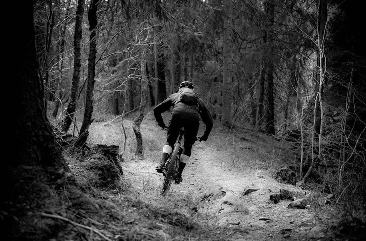 Nye Aron SK vil hovedsakelig tale terrengsyklistenes sak, og skal være en klubb med mye aktivitet, lav terskel og høy hyggefaktor. Foto: Silje Holmsen drammen bike park aron