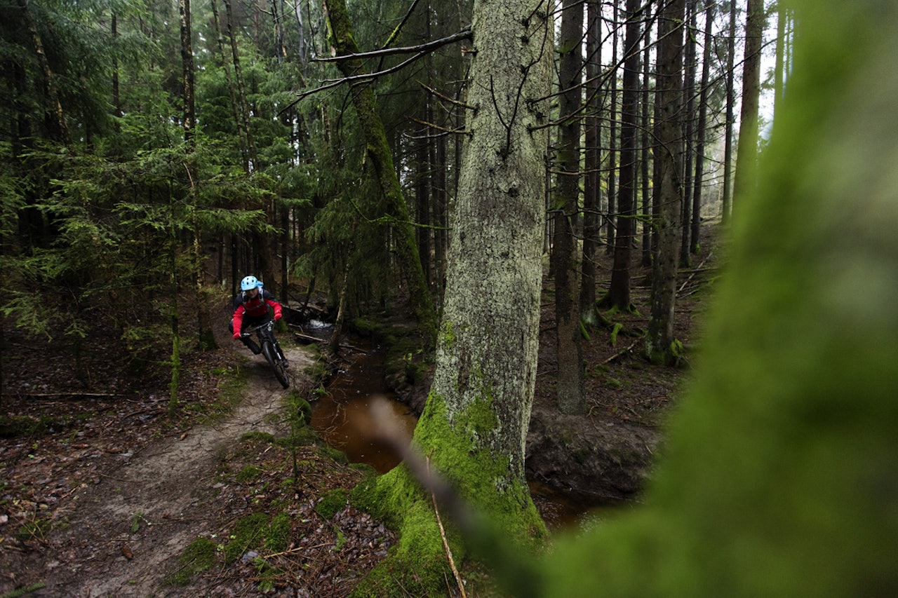 Ikke bare cruxing: Trond Vidar Storhaug Kjellén viser at stiene i Gressvikmarka ikke bare består av crux og knot. Ikke bare cruxing: Trond Vidar Storhaug Kjellén viser at stiene i Gressvikmarka ikke bare består av crux og knot.
