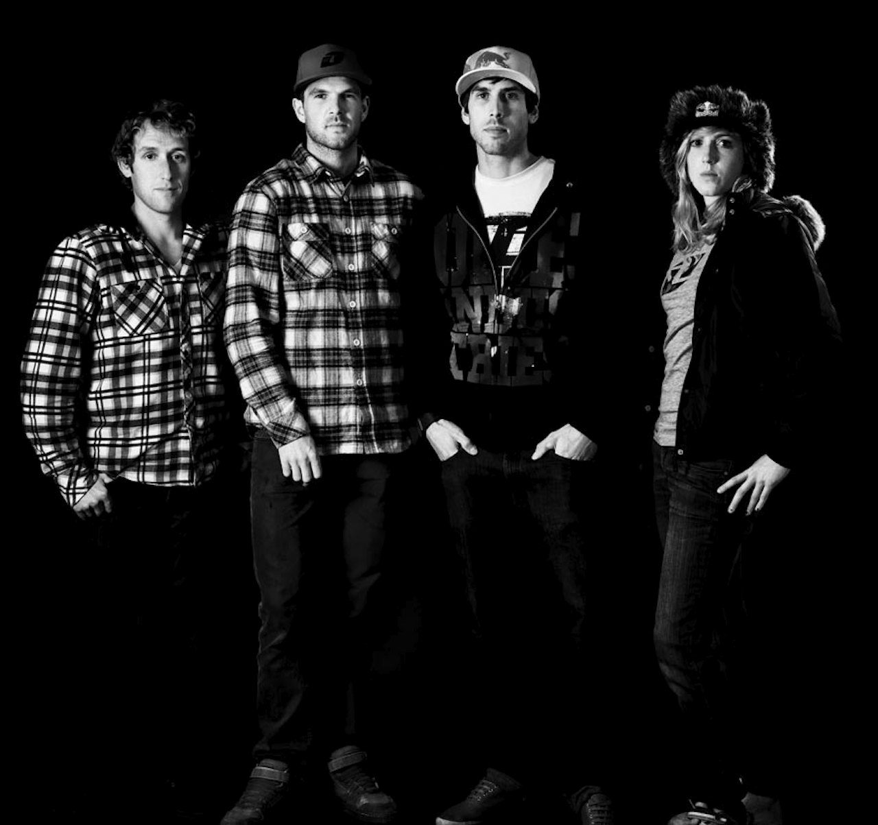 BLOD OG VANN: MArc Beaumont får selskap på GT av Dan, Gee og Rachel Atherton. BLOD OG VANN: MArc Beaumont får selskap på GT av Dan, Gee og Rachel Atherton.