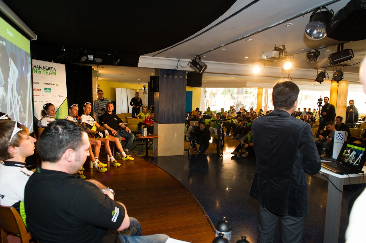 FOLKSOMT: Salen hadde flere journalister enn noen gang, under årets pressetreff. FOLKSOMT: Salen hadde flere journalister enn noen gang, under årets pressetreff.