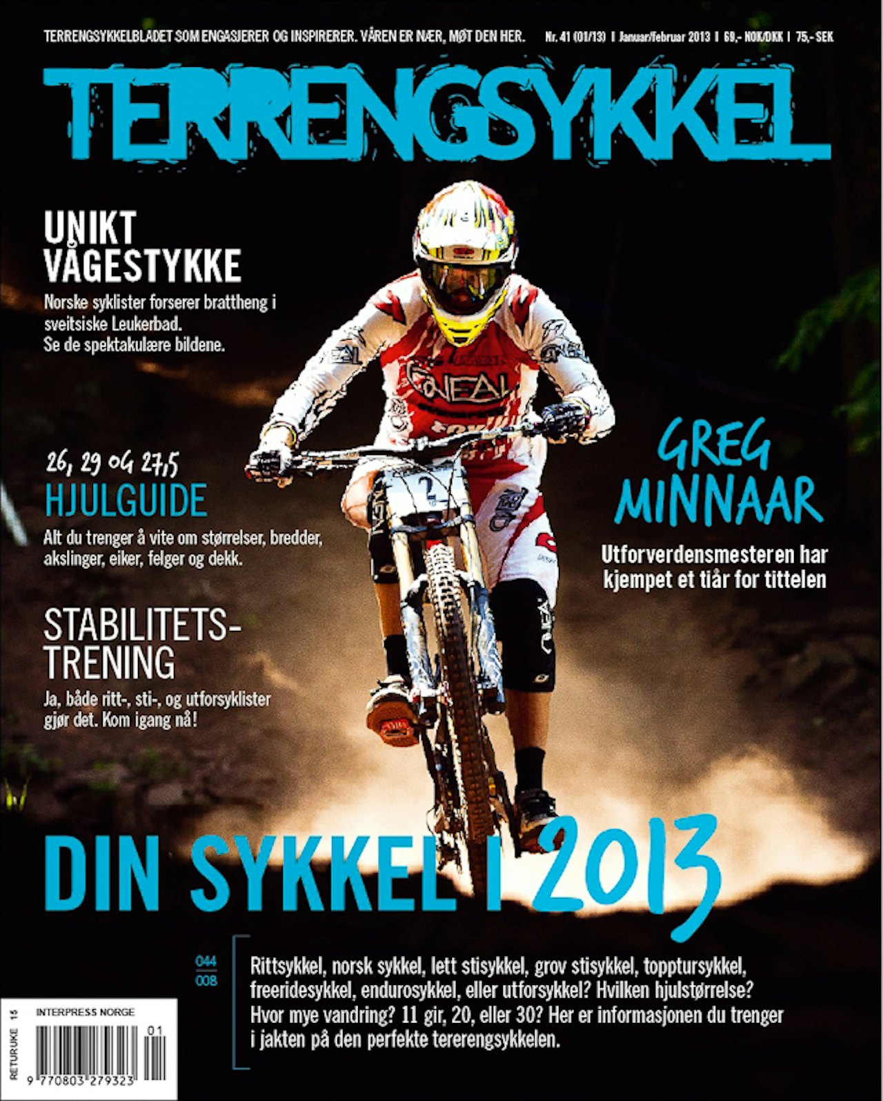 VERDENSMESTERCOVER: Redaktøren fikk låne antrekket og sykkelen til Greg Minnaar for å arrangere dette forsidebildet. Sven Martin stod klar med kameraet.Neida, det er ikke redaktøren på coveret denne gangen, men verdensmester Greg Minnaar sjøl. VERDENSMESTERCOVER: Redaktøren fikk låne antrekket og sykkelen til Greg Minnaar for å arrangere dette forsidebildet. Sven Martin stod klar med kameraet.Neida, det er ikke redaktøren på coveret denne gangen, men verdensmester Greg Minnaar sjøl.