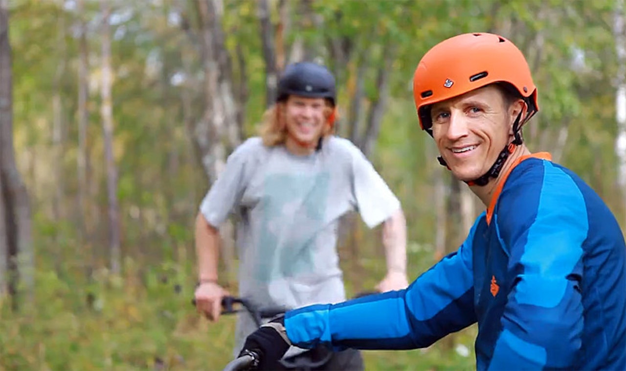 TERJE PÅ SYKKEL: Håkonsen gikk god skole hos Makken på Hafjell. TERJE PÅ SYKKEL: Håkonsen gikk god skole hos Makken på Hafjell.