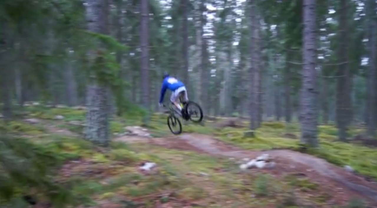 MODERNE XC: Stiene i Falun byr på hopp og doseringer. MODERNE XC: Stiene i Falun byr på hopp og doseringer.