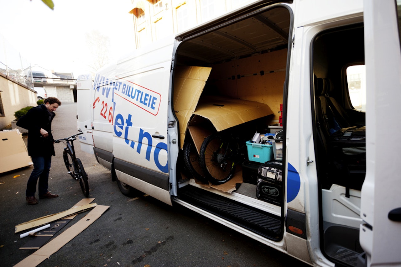 FORT FULL: Det tok ikke lange tiden å fylle bilen til randen med sykler og utstyr. FORT FULL: Det tok ikke lange tiden å fylle bilen til randen med sykler og utstyr.