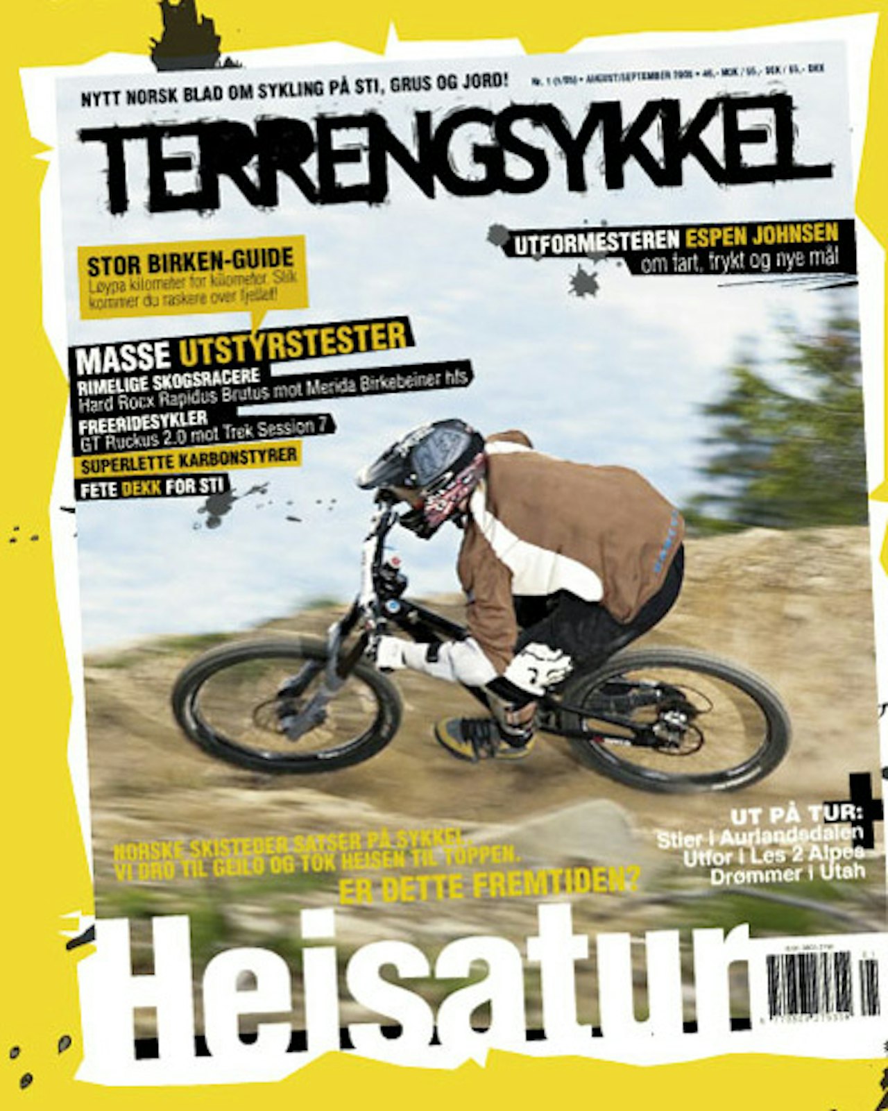 Første utgave av TERRENGSYKKEL er hos Narvesen allerede! Første utgave av TERRENGSYKKEL er hos Narvesen allerede!