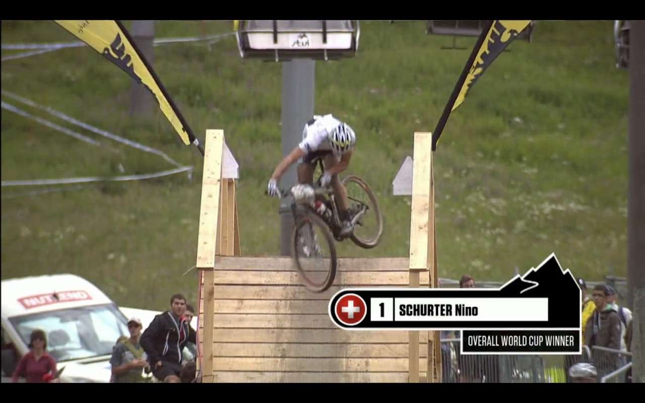 FEST: Nino Schurter kunne avslutte årets sesong som verdenscupvinner og verdensmester. FEST: Nino Schurter kunne avslutte årets sesong som verdenscupvinner og verdensmester.