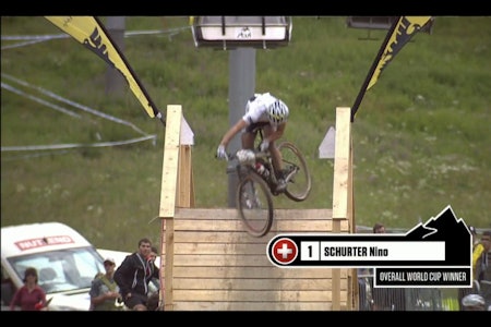 FEST: Nino Schurter kunne avslutte årets sesong som verdenscupvinner og verdensmester. FEST: Nino Schurter kunne avslutte årets sesong som verdenscupvinner og verdensmester.