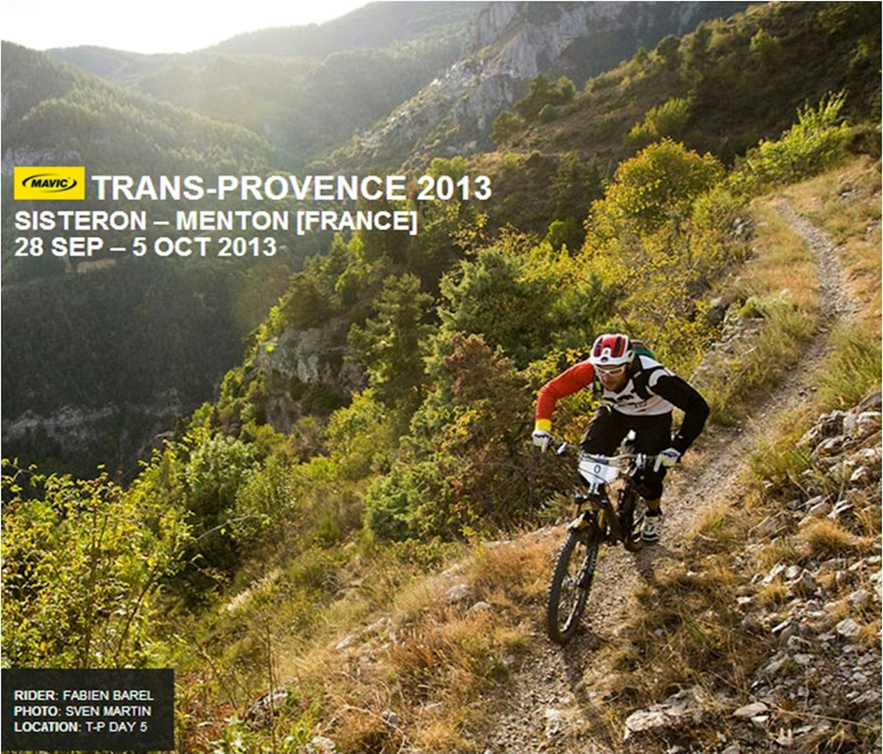 LISTA KLAR: Fabien Barel er ikke med i neste års ritt, men fotografen, Sven Martin er med. Foto: Sven Martin. LISTA KLAR: Fabien Barel er ikke med i neste års ritt, men fotografen, Sven Martin er med. Foto: Sven Martin.