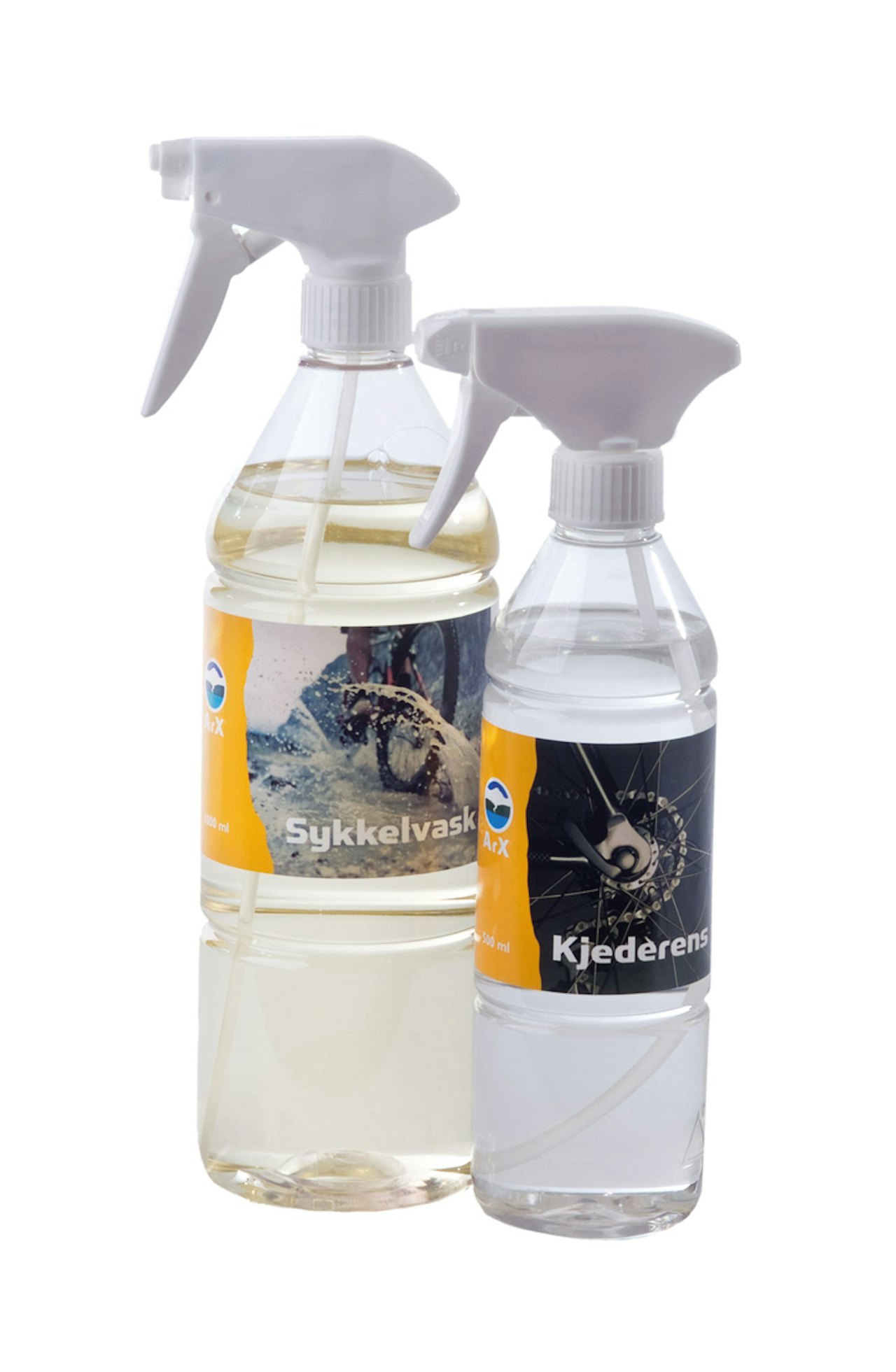 VASK OG RENS: Ti heldige påmeldte vil vinne 1 flaske sykkelvask og 2 flasker kjederens fra ARX. VASK OG RENS: Ti heldige påmeldte vil vinne 1 flaske sykkelvask og 2 flasker kjederens fra ARX.