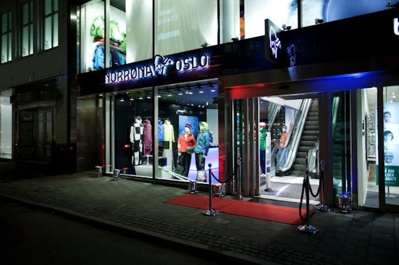 Norrøna-butikken i Akersgata. Norrøna-butikken i Akersgata.