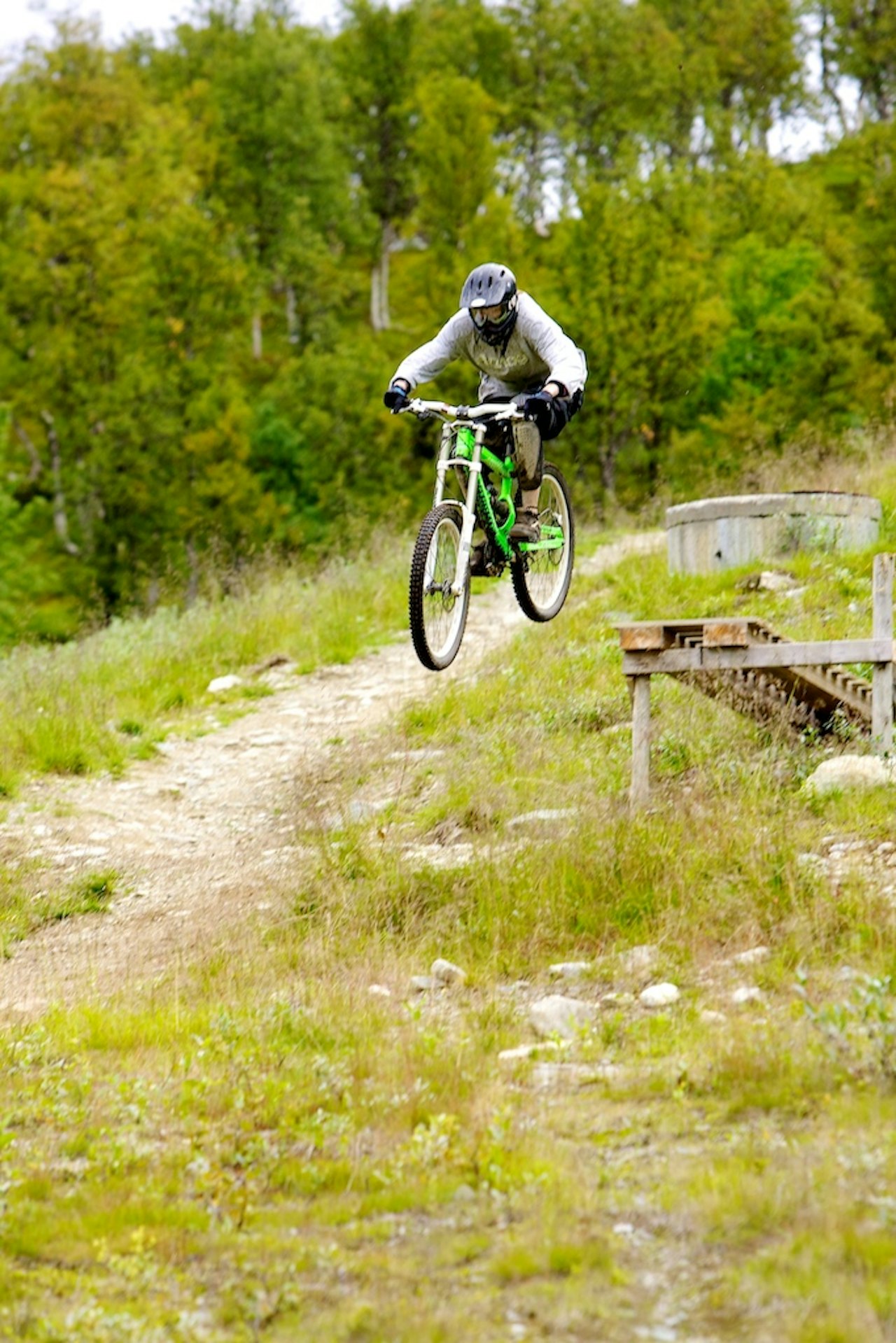 Dronningen av Syko : Susanne Beijer over roadgapet.Foto: Rasmus Werner Dronningen av Syko : Susanne Beijer over roadgapet.Foto: Rasmus Werner