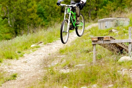 Dronningen av Syko : Susanne Beijer over roadgapet.Foto: Rasmus Werner Dronningen av Syko : Susanne Beijer over roadgapet.Foto: Rasmus Werner