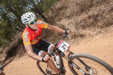 TOPPEN: Greg Saw vant verdens tøffeste etapperitt etter ni dagers kamp i Australias Outback. Foto: Regina Stanger