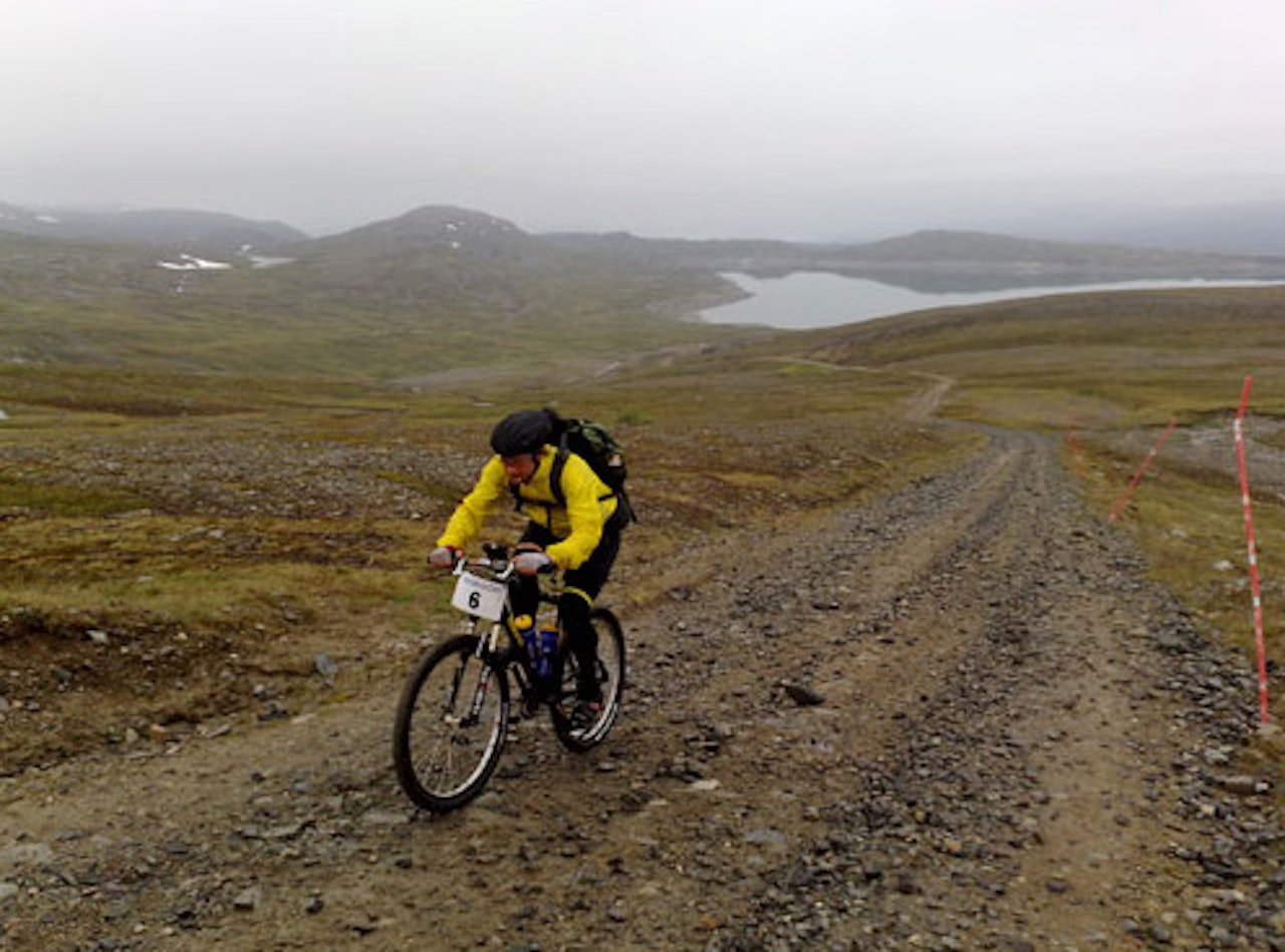 PROLOG: Rittet starter med klatringa til Haldde på 904 meter. Foto: offroadfinnmark.no PROLOG: Rittet starter med klatringa til Haldde på 904 meter. Foto: offroadfinnmark.no