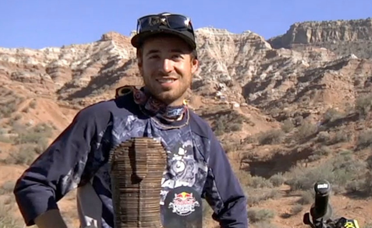 VINNER: Kurt Sorge kunne juble høyeste etter Red Bull Rampage 2012.Foto: Skjermdump VINNER: Kurt Sorge kunne juble høyeste etter Red Bull Rampage 2012.Foto: Skjermdump