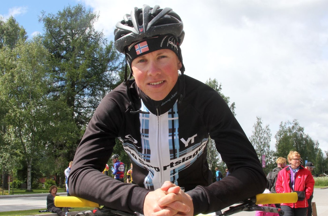 LANDEVEISSYKLIST: Carl Fredrik Hagen (23) går til Team Sparebanken Sør fra og med sesongen 2015. Foto: Ingeborg Scheve LANDEVEISSYKLIST: Carl Fredrik Hagen (23) går til Team Sparebanken Sør fra og med sesongen 2015. Foto: Ingeborg Scheve
