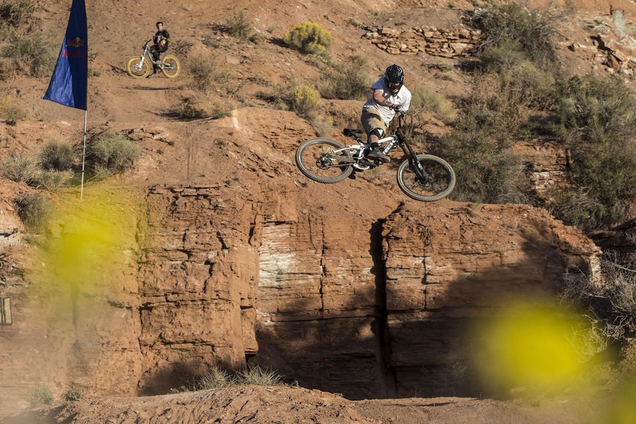 RETT UTENFOR: Med en 15.plass fra kvalifiseringsrundene klarte ikke Makken å komme med i finalen i Red Bull Rampage. (foto: Red Bull Content Pool / Christian Pondella)