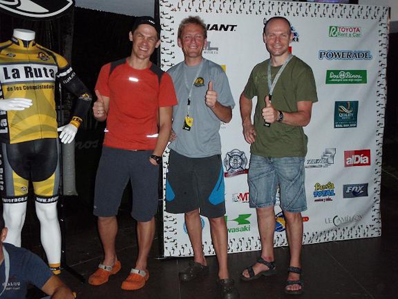 FØR START: Høydahl, Silseth, Gundersen. FØR START: Høydahl, Silseth, Gundersen.