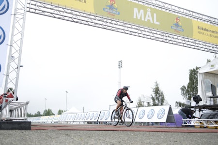FØRSTEMANN: Kjell Arild Lierhagen var først over fjellet i Birken i jubileumsrittet, 2012. birken birkebeinerrittet