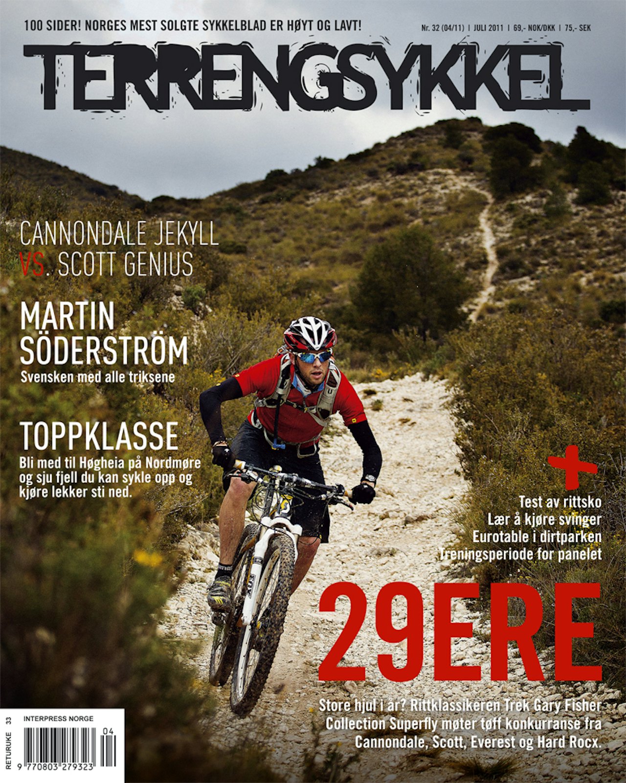 PÅ VEI: Terrengsykkel 32 er på vei og gir deg sommerens mest inspirerende sykkelstoff. Coverfoto: Kristoffer Kippernes - Syklist: Gaute Reitan under testing av årest 29er-hardtailer. PÅ VEI: Terrengsykkel 32 er på vei og gir deg sommerens mest inspirerende sykkelstoff. Coverfoto: Kristoffer Kippernes - Syklist: Gaute Reitan under testing av årest 29er-hardtailer.