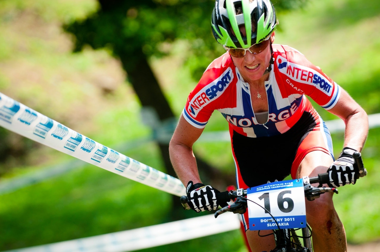 OVER SKUFFELSEN:Det er slik vi ønsker å se Gunn-Rita Dahle Flesja: som et stort smil. Foto: Picture Service Multivan Merida OVER SKUFFELSEN:Det er slik vi ønsker å se Gunn-Rita Dahle Flesja: som et stort smil. Foto: Picture Service Multivan Merida