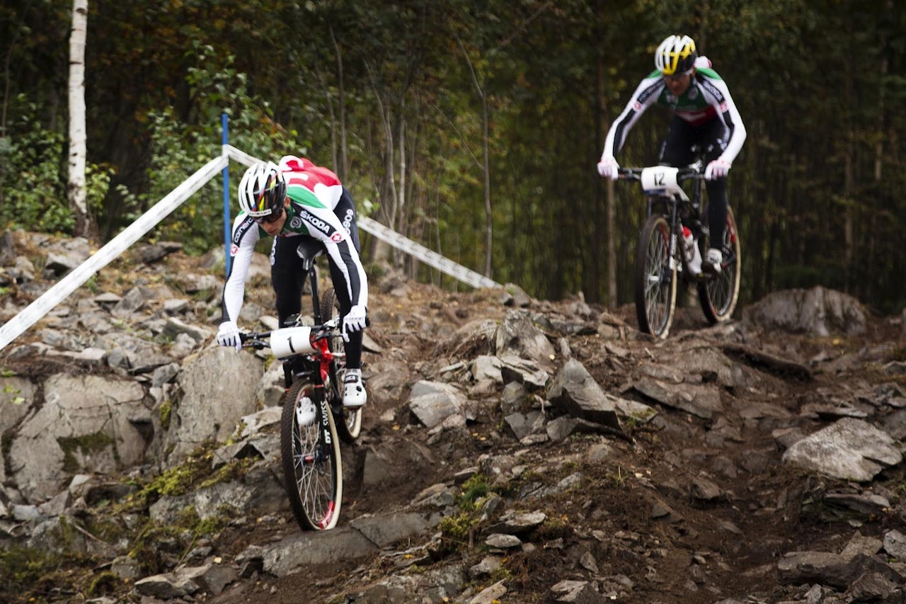 DUELLANT: Franske Julien Absalon har en lang merittliste, og det er stor sannsynlighet for at den blir kronet med enda en medalje på Hafjell. DUELLANT: Franske Julien Absalon har en lang merittliste, og det er stor sannsynlighet for at den blir kronet med enda en medalje på Hafjell.