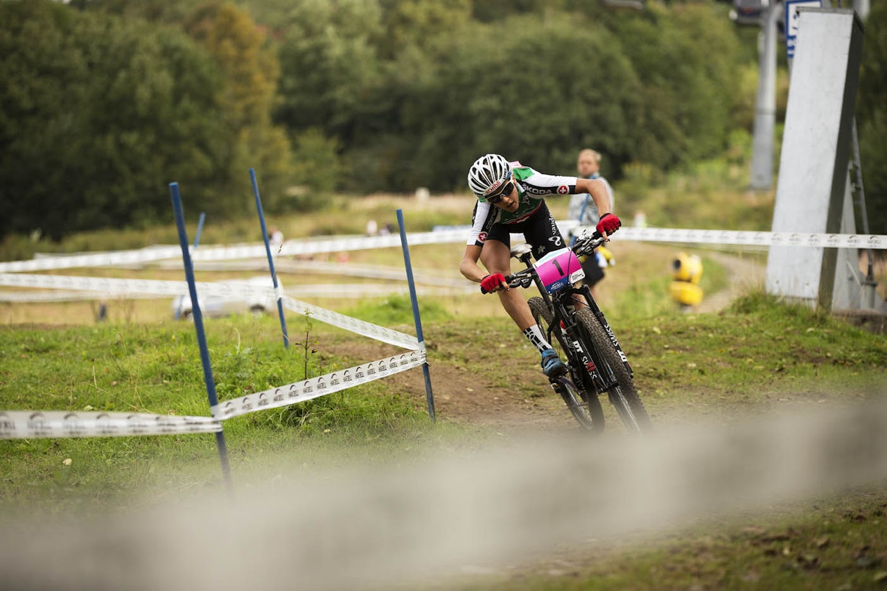 HELT OVERLEGEN: Jolanda Neff fra Sveits toppet en knallsesong med gull i U23-klassen i VM. HELT OVERLEGEN: Jolanda Neff fra Sveits toppet en knallsesong med gull i U23-klassen i VM.