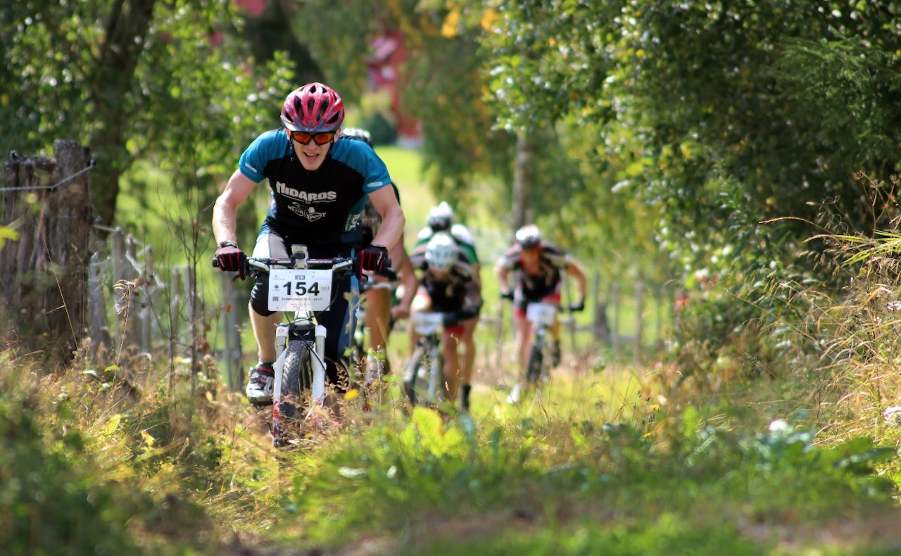 VANT: Risto Oprja hadde en bra dag på sykkelsetet og vant klassen M20-29. Foto: Sunnan CK/Sunnanrittet VANT: Risto Oprja hadde en bra dag på sykkelsetet og vant klassen M20-29. Foto: Sunnan CK/Sunnanrittet