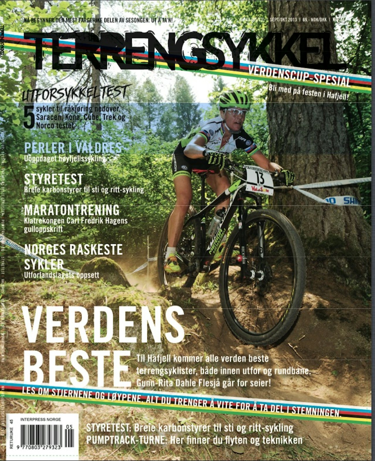 VERDENS BESTE: Gunn-Rita Dahle Flesjå pryder forsiden på Terrengsykkels verdenscuputgave. Foto: Rob Jones VERDENS BESTE: Gunn-Rita Dahle Flesjå pryder forsiden på Terrengsykkels verdenscuputgave. Foto: Rob Jones