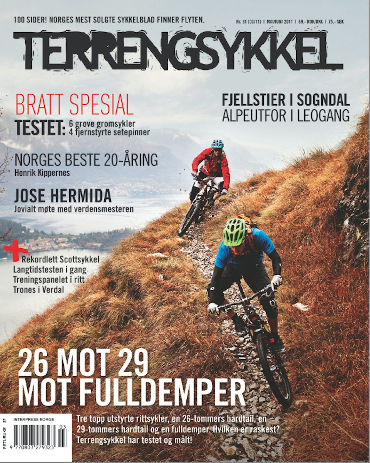 BRATT Terrengsykkel 32 er laget i bratt terreng både i Norge, Sveits, Østerrike og Italia. Her tester Øyvind Aas og Gaute Reitan grove stisykler ved Como-sjøen i Italia. Les testen i bladet. Foto: Kristoffer Kippernes BRATT Terrengsykkel 32 er laget i bratt terreng både i Norge, Sveits, Østerrike og Italia. Her tester Øyvind Aas og Gaute Reitan grove stisykler ved Como-sjøen i Italia. Les testen i bladet. Foto: Kristoffer Kippernes