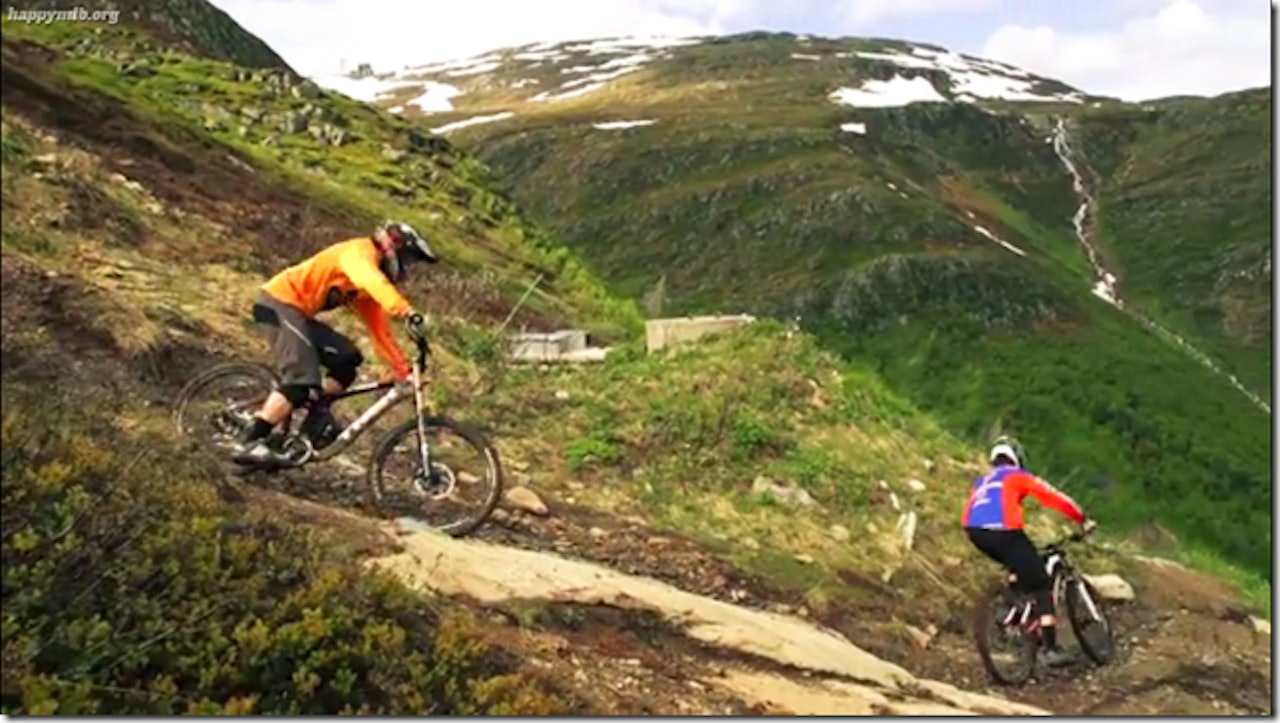 Nordmennene viste et bredt Åre-repertoar, med høyt nivå på sykling og bilder. Foto: Skjermdump Nordmennene viste et bredt Åre-repertoar, med høyt nivå på sykling og bilder. Foto: Skjermdump