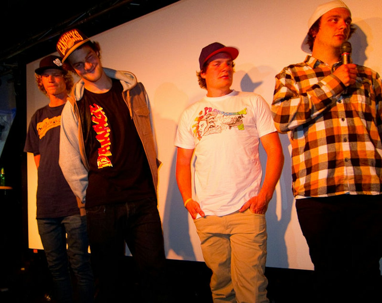 NESTEN: Adrian, Kisse, Niclas og Anders imponerte alle, men nådde ikke opp. Foto: Simen Berg NESTEN: Adrian, Kisse, Niclas og Anders imponerte alle, men nådde ikke opp. Foto: Simen Berg