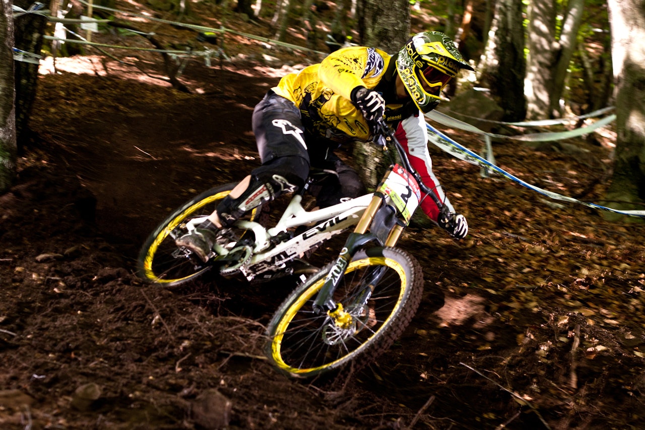 BEST: Markus Pekoll sikret seg seieren i årets første Europa-cup-ritt i utfor. Foto: Thomas Dietze BEST: Markus Pekoll sikret seg seieren i årets første Europa-cup-ritt i utfor. Foto: Thomas Dietze