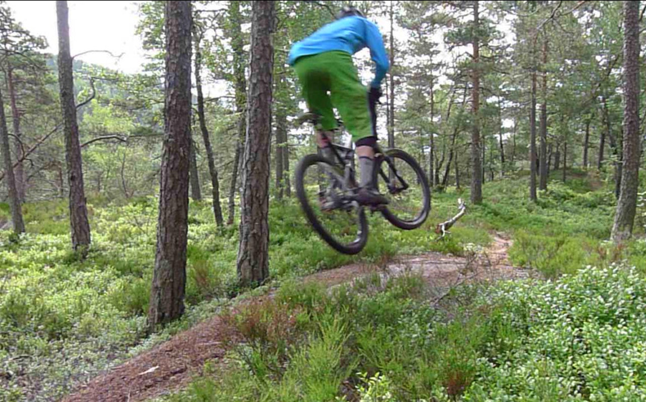 FERIEMORO: Tallaksrud gir gass på stier over Hurum-landet. FERIEMORO: Tallaksrud gir gass på stier over Hurum-landet.