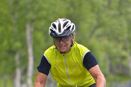 SUVEREN VINNER:Marit Bønes syklet 28 runder. Det var dobbelt så langt som den nest beste damen. Foto: Kevin Eik