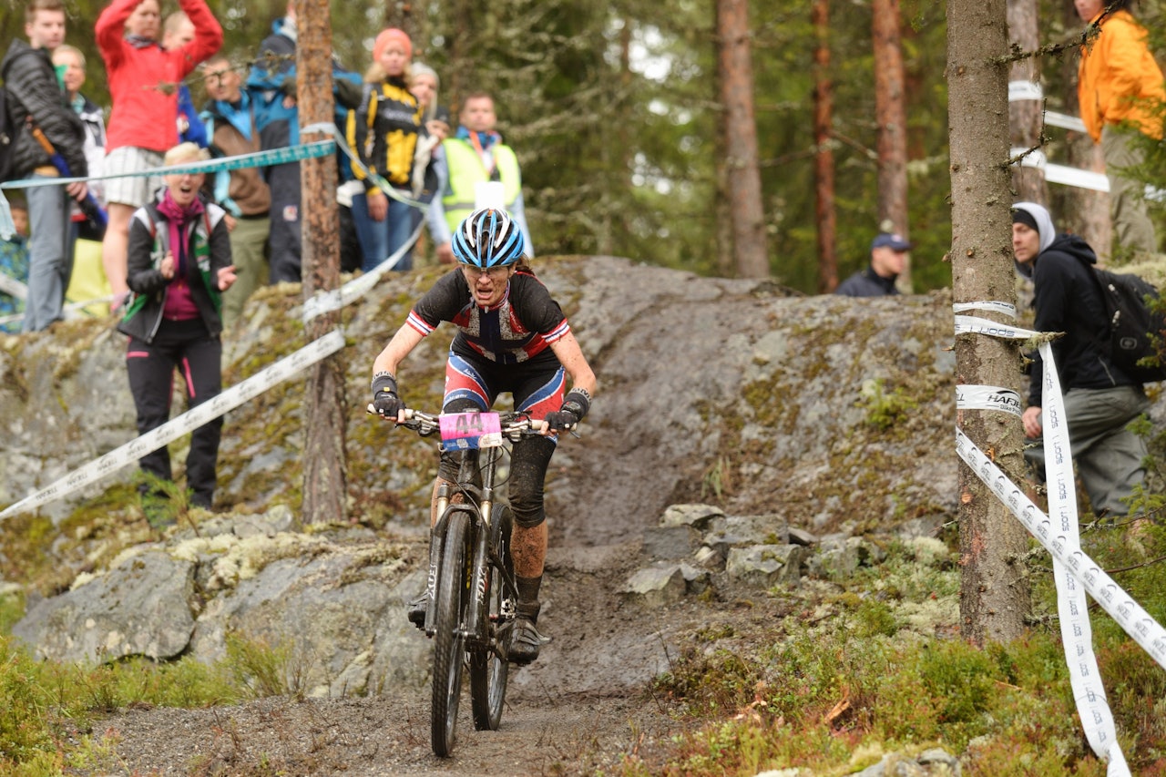 VERDENSMESTER: Tone Kristin Larsen vant klassen K45-49 med nesten fire minutters margin. Foto: Kent Murdoch VERDENSMESTER: Tone Kristin Larsen vant klassen K45-49 med nesten fire minutters margin. Foto: Kent Murdoch