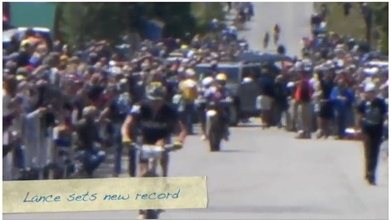 NY REKORD: Lance slo den gamle rekorden til veteranen Dave Wiens med over 17 minutter. NY REKORD: Lance slo den gamle rekorden til veteranen Dave Wiens med over 17 minutter.