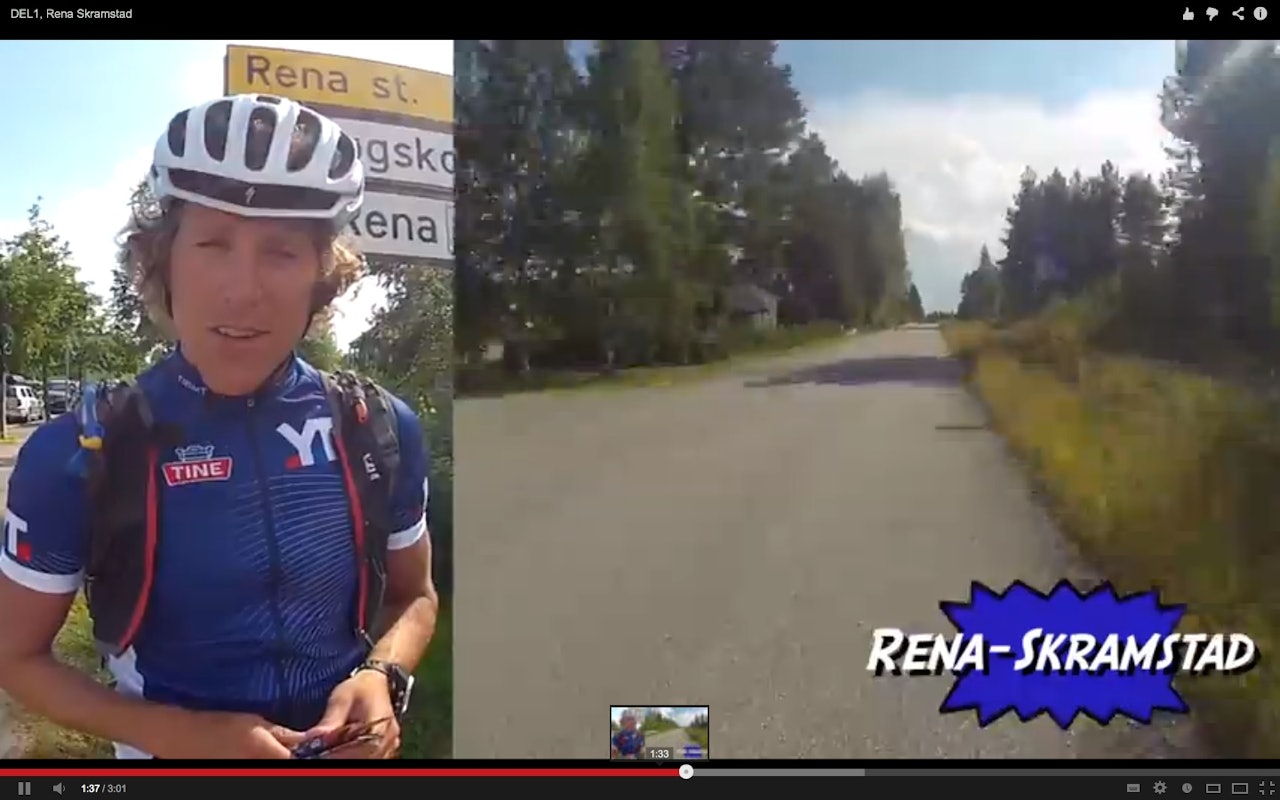 TOPP TIPS: Jo Nordskar viser vei gjennom Birken og deler av sin erfaring. birken birkebeinerrittet