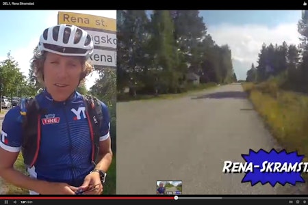 TOPP TIPS: Jo Nordskar viser vei gjennom Birken og deler av sin erfaring. birken birkebeinerrittet