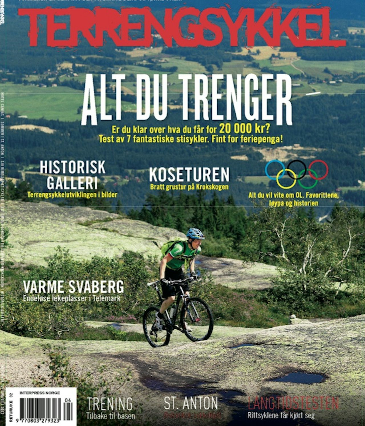 SVABERG: Det enorme svabergfeltet på Bryggefjell pryder forsiden på sommerens utgave av Terrengsykkel. Foto: Kristoffer Kippernes. SVABERG: Det enorme svabergfeltet på Bryggefjell pryder forsiden på sommerens utgave av Terrengsykkel. Foto: Kristoffer Kippernes.