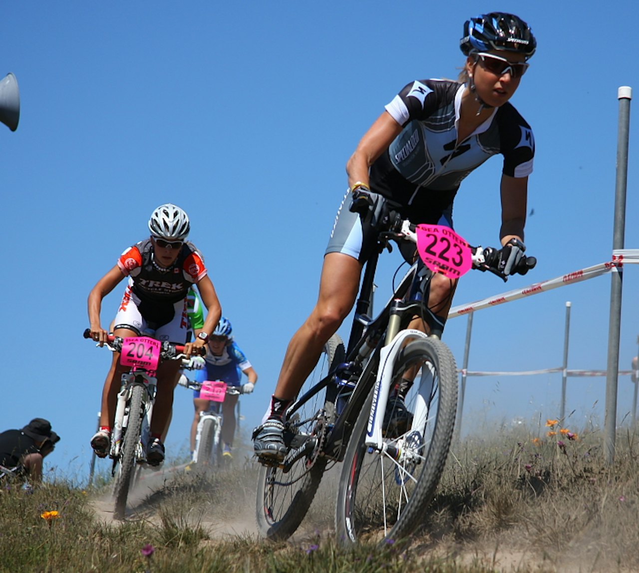 Sandnesjenta Lene Byberg kunne endelig ta steget opp på det øverste trinnet på en verdenscup-pall. Her fører hun an i vårens Sea Otter, hvor hun tok to sterke andreplasser. Sandnesjenta Lene Byberg kunne endelig ta steget opp på det øverste trinnet på en verdenscup-pall. Her fører hun an i vårens Sea Otter, hvor hun tok to sterke andreplasser.