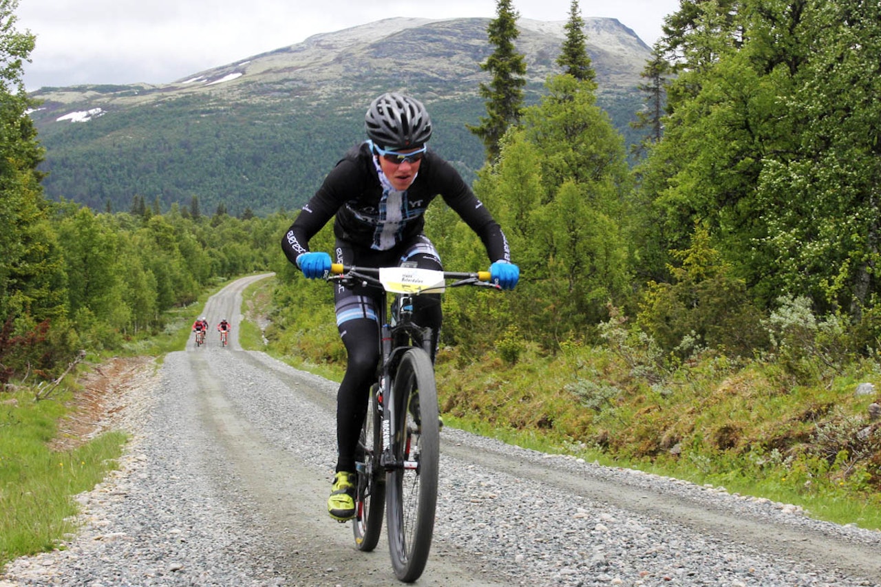 OVERLEGEN: Carl Fredrik Hagen ga gass på søndagens etappe, og det holdt inn. OVERLEGEN: Carl Fredrik Hagen ga gass på søndagens etappe, og det holdt inn.